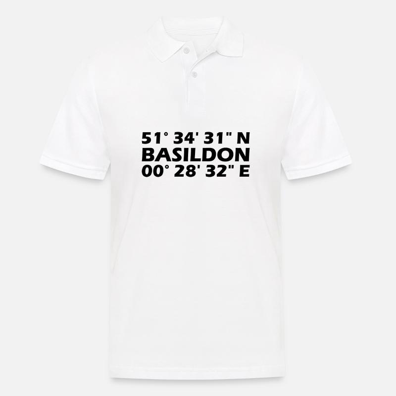 Coordonnées Basildon - Polo Homme - blanc