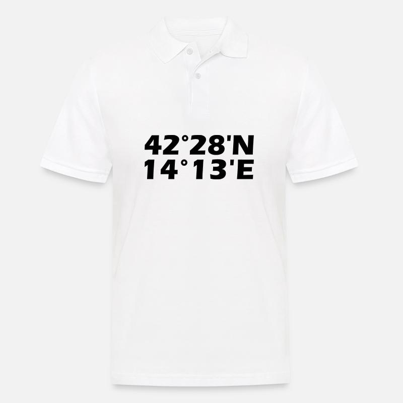 Pescara coordinates - Men's Polo Shirt - white