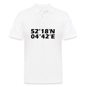 Haarlemmermeer coordinates - Men's Polo Shirt - white - Front - Kai (181cm)