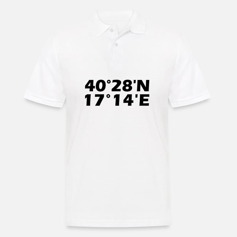 Taranto Coordinates - Men's Polo Shirt - white
