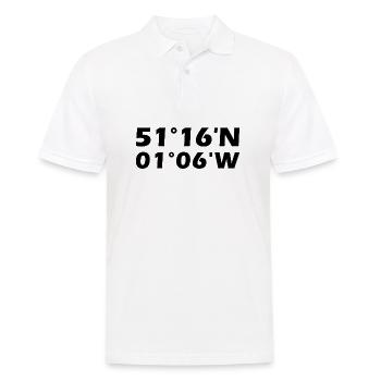 Coordonnées de Basingstoke - Polo Homme - blanc - Devant - Kai (181cm)