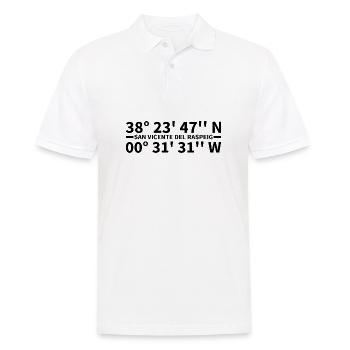Coordonnées de San Vicente del Raspeig - Polo Homme - blanc - Devant - Kai (181cm)