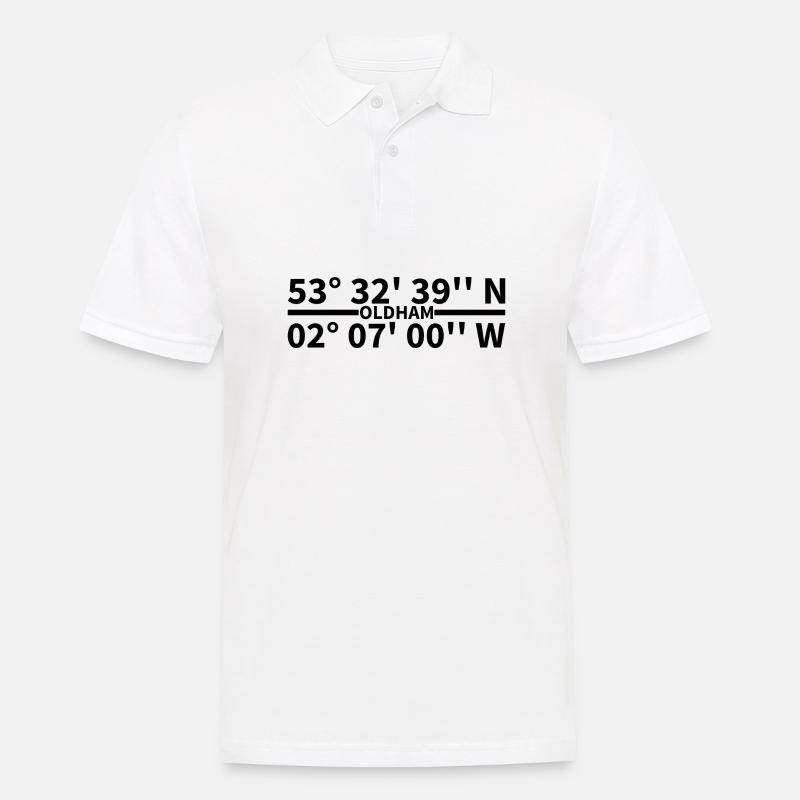 Oldham coordinates - Men's Polo Shirt - white