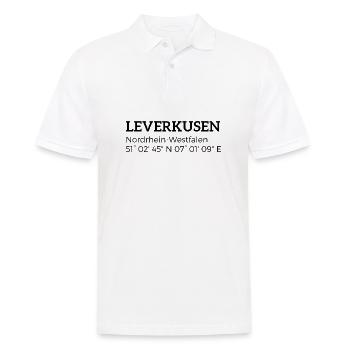les coordonnées de Leverkusen Rhénanie-du-Nord-Westphalie - Polo Homme - blanc - Devant - Kai (181cm)