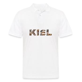 Kiel Hund - Männer Poloshirt - Weiß - Vorne - Kai (181cm)