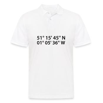 Coordonnées de Basingstoke - Polo Homme - blanc - Devant - Kai (181cm)