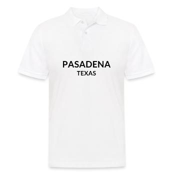 Pasadena, Texas, États-Unis - Polo Homme - blanc - Devant - Kai (181cm)