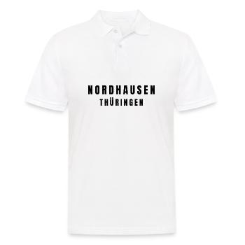 Nordhausen, Thuringia - Men's Polo Shirt - white - Front - Kai (181cm)