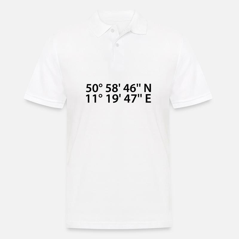 Weimar coordinates - Men's Polo Shirt - white