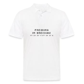 Les coordonnées de Fribourg-en-Brisgau - Polo Homme - blanc - Devant - Kai (181cm)