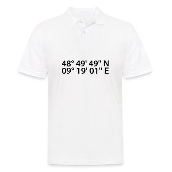 Coordonnées de Waiblingen - Polo Homme - blanc - Devant - Kai (181cm)