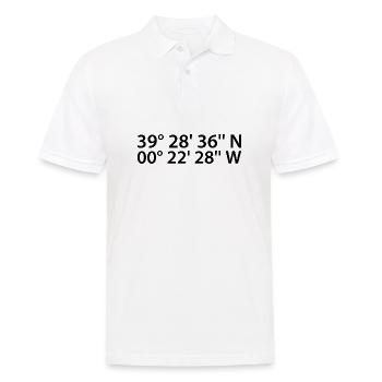 Valencia Coordinates - Men's Polo Shirt - white - Front - Kai (181cm)