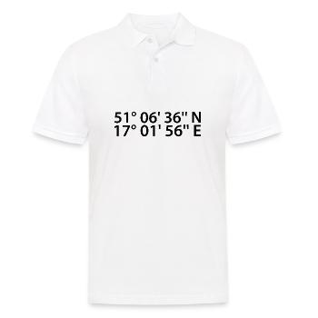Coordonnées Wrocław - Polo Homme - blanc - Devant - Kai (181cm)