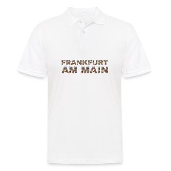 Frankfurt am Main Hund - Männer Poloshirt - Weiß - Vorne - Kai (181cm)