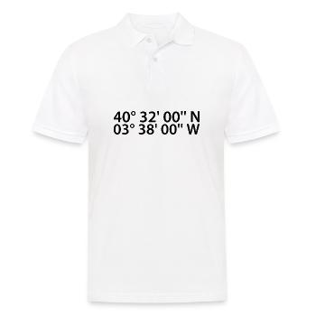 Coordonnées d’Alcobendas - Polo Homme - blanc - Devant - Kai (181cm)