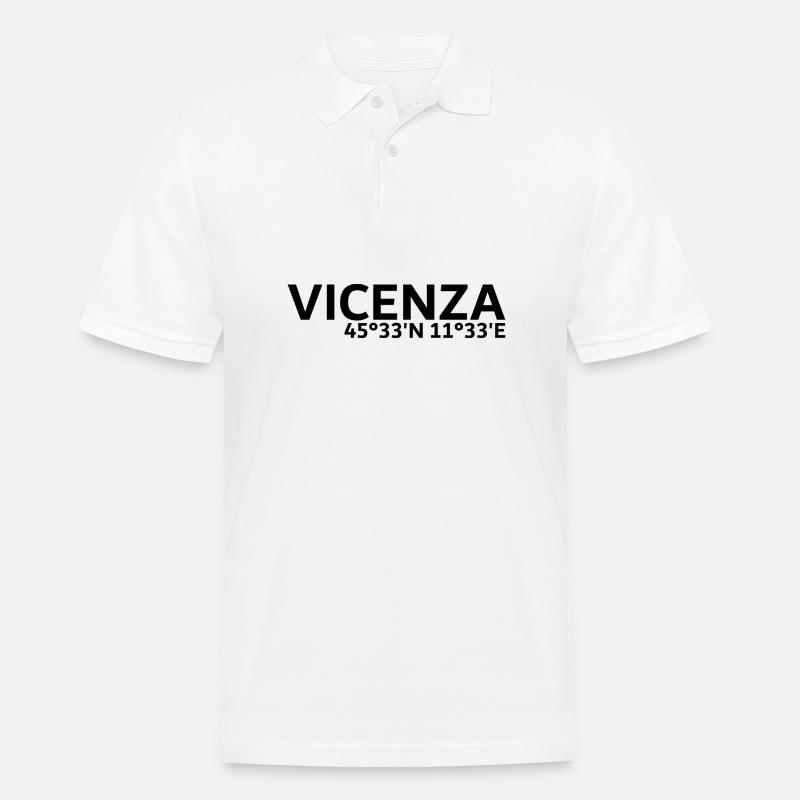 Vicenza coordinates - Men's Polo Shirt - white