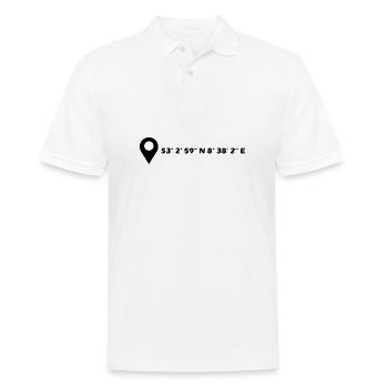 Coordonnées de Delmenhorst - Polo Homme - blanc - Devant - Kai (181cm)