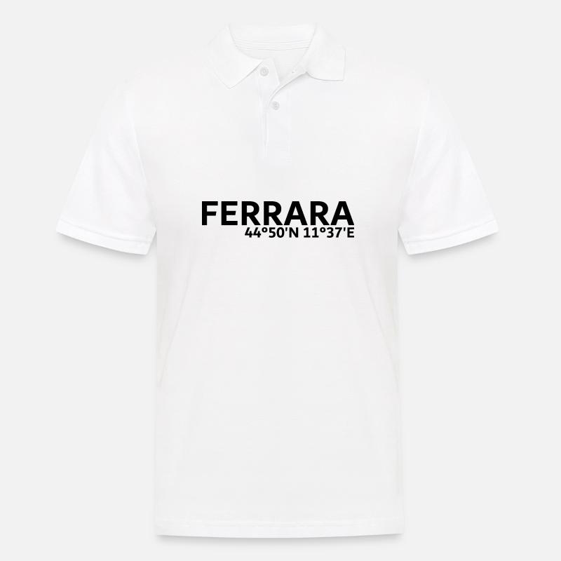 Ferrara coordinates - Men's Polo Shirt - white
