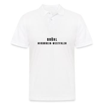 Brühl Nordrhein-Westfalen - Männer Poloshirt - Weiß - Vorne - Kai (181cm)