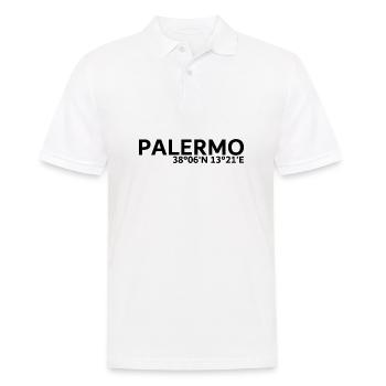 Coordonnées de Palerme - Polo Homme - blanc - Devant - Kai (181cm)