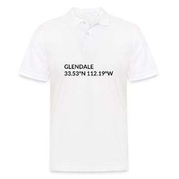 Glendale, Arizona, États-Unis Coordonnées - Polo Homme - blanc - Devant - Kai (181cm)
