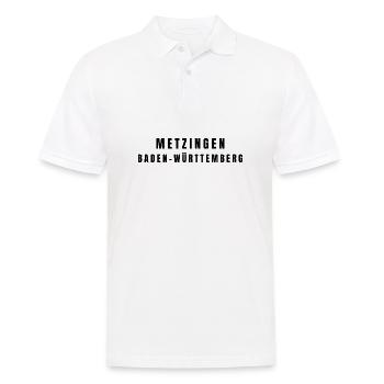 Backnang Baden-Württemberg - Men's Polo Shirt - white - Front - Kai (181cm)