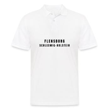Flensburg Schleswig-Holstein - Men's Polo Shirt - white - Front - Kai (181cm)