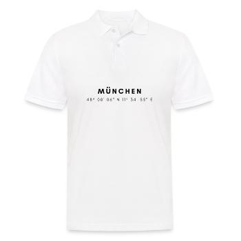 les coordonnées de Munich - Polo Homme - blanc - Devant - Kai (181cm)