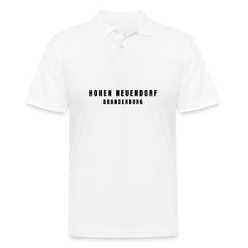 Hohen Neuendorf Brandenburg - Männer Poloshirt - Weiß - Vorne - Kai (181cm)
