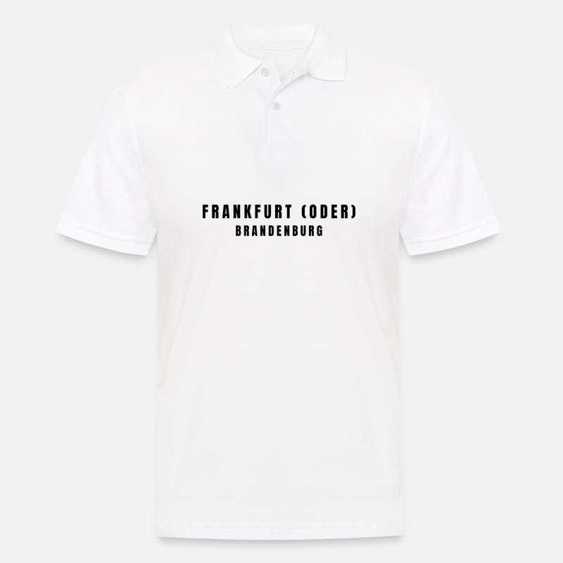 Frankfurt (Oder) Brandenburg - Men's Polo Shirt - white