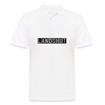 Landshut Airport Sign - Men's Polo Shirt - white - Front - Kai (181cm)