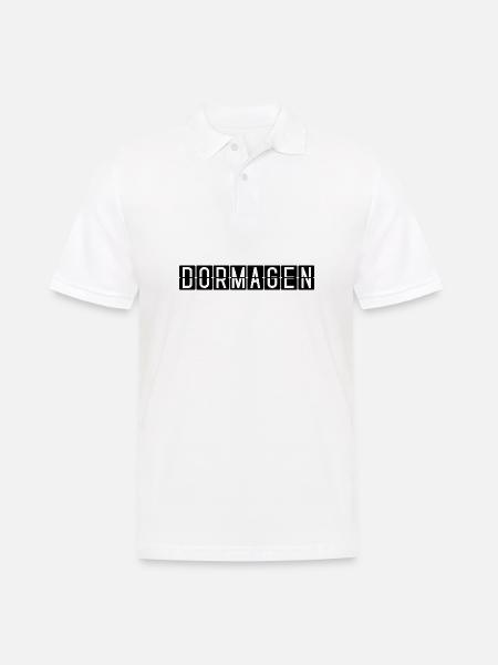 Dormagen Flughafentafel - Männer Poloshirt - Weiß