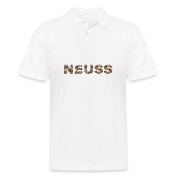 Neuss Hund - Männer Poloshirt - Weiß - Vorne - Kai (181cm)