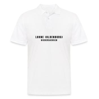 Lohne (Oldenburg) Niedersachsen - Männer Poloshirt - Weiß - Vorne - Kai (181cm)