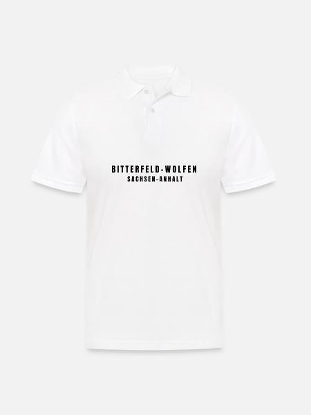 Bitterfeld-Wolfen, Saxony-Anhalt - Men's Polo Shirt - white