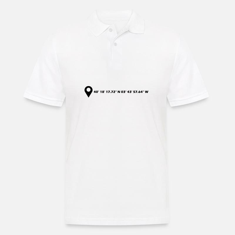 Coordonnées de Getafe - Polo Homme - blanc