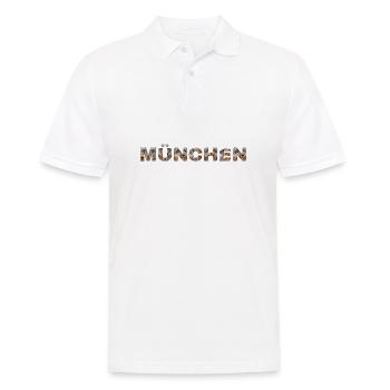 München Hund - Männer Poloshirt - Weiß - Vorne - Kai (181cm)