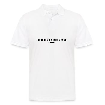 Neuburg an der Donau Bayern - Männer Poloshirt - Weiß - Vorne - Kai (181cm)