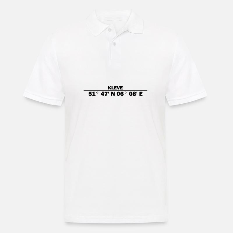 Kleve coordinates - Men's Polo Shirt - white