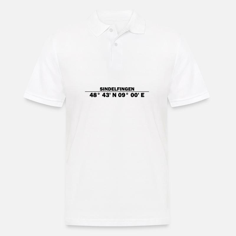 Coordonnées de Sindelfingen - Polo Homme - blanc