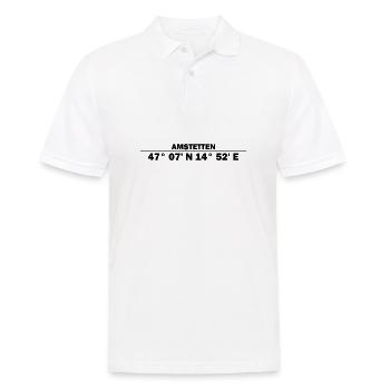 Amstetten coordinates - Men's Polo Shirt - white - Front - Kai (181cm)