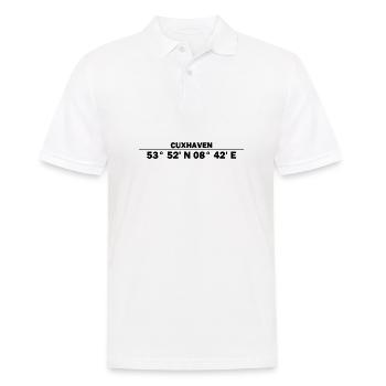 Cuxhaven coordinates - Men's Polo Shirt - white - Front - Kai (181cm)
