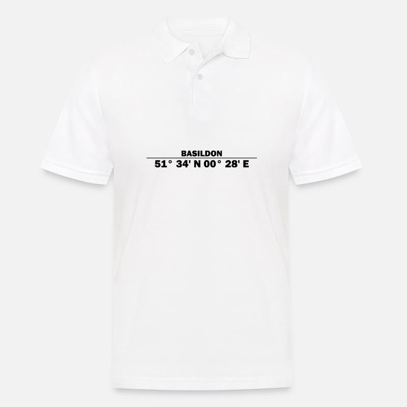 Coordonnées de Basildon - Polo Homme - blanc