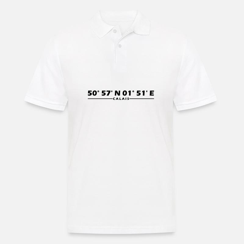 Calais coordinates - Men's Polo Shirt - white