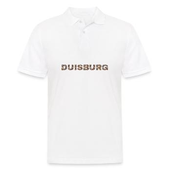 Duisburg Hund - Männer Poloshirt - Weiß - Vorne - Kai (181cm)