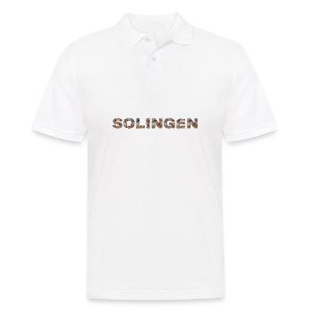 Solingen Hund - Männer Poloshirt - Weiß - Vorne - Kai (181cm)