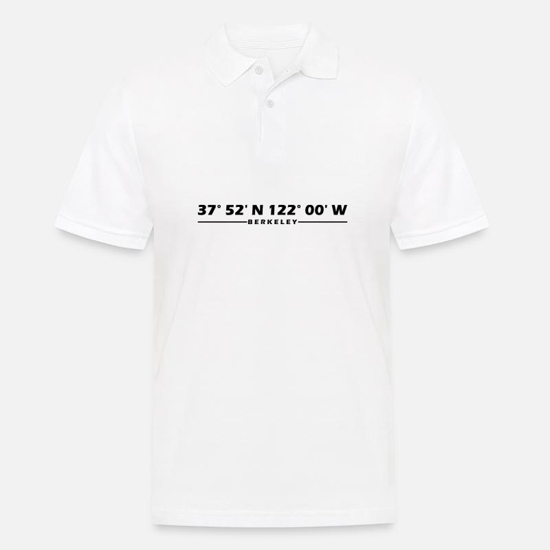 Berkeley Coordinates - Men's Polo Shirt - white