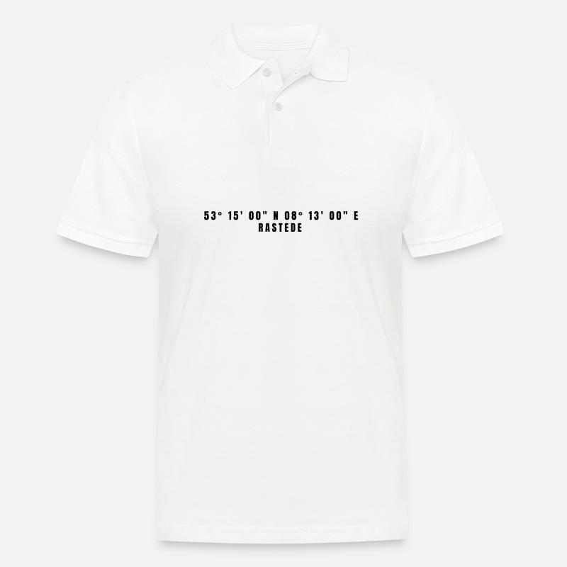 Rastede, Coordonnées Basse-Saxe - Polo Homme - blanc