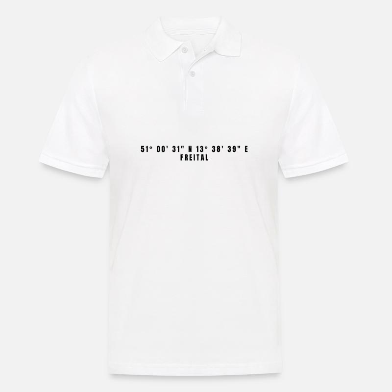 Coordonnées Freital Saxe - Polo Homme - blanc