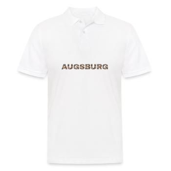 Augsburg Hund - Männer Poloshirt - Weiß - Vorne - Kai (181cm)